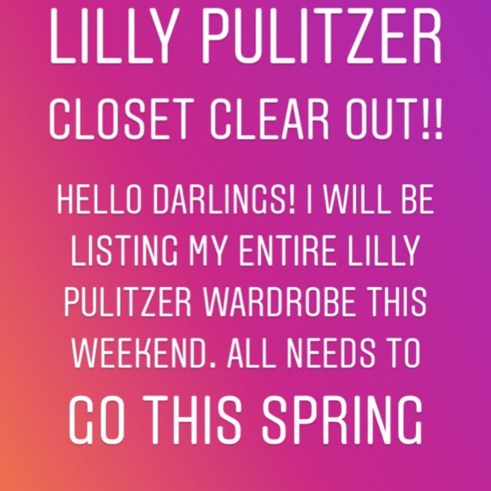 Lilly clear out